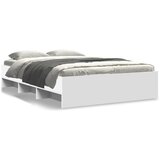 Furnova Posteljni okvir bel 140x190 cm inženirski les, (21937827) | Shoptok.si