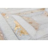 Novel RAVNO TKANA PREPROGA Spark 410 Elfenbein / Gold 80/150 cm krem barve, zlate barve | Shoptok.si