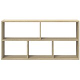  Zidna polica boja hrasta sonome 100 x 25 x 50 cm drvena | shoptok.hr