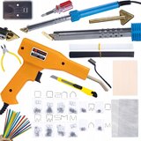 Rosfix železo za spajkanje blue lark 80W BL80W s kompletom dodatne opreme električna serija s + spenjač 200 sponk + 800 sponk + prowelder kit mini, (21739168) Cene