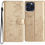 SUNSKY Eleganten etui ovitek za Samsung iPhone 16 Pro, Metulji, Gold | Shoptok.si