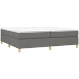 Box spring posteljni okvir temno siv 200x200 cm blago, (20735023) | Shoptok.si