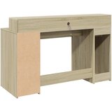  Radni stol s LED svjetlima hrast 140x55x91 cm konstruirano drvo | Eponuda.com