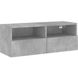 Maison Chic Stenska TV omarica - TV stojalo - Televizijska omarica betonsko siva 80x30x30 cm inženirski les, (21701963) | Shoptok.si