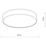  Brilagi - LED RGBW prigušiva plafonska lampa CLARE 3xE27/9W/230V Wi-Fi bež | Eponuda.com