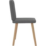  Blagovaonske stolice od tkanine 6 kom tamnosive | shoptok.hr