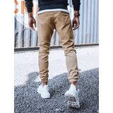 DStreet Spodnie męskie dresowe typu jogger kamelowe | shoptok.hr