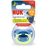 Nuk varalica silikon u kutiji signature night plava-zvezdice, 0-6m | ePonuda.com