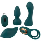 Coup!es Choice Parovi Izbor - 4u1 daljinski upravljani vibrator (tirkizni)