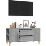 TV omarica siva sonoma 102x44,5x50 cm inženirski les, (20734102) | Shoptok.si
