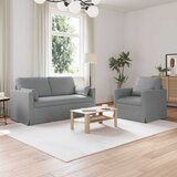  Set sofe 2 pcs Svijetlo siva 158 x 78 x 80 cm tkanina | shoptok.hr
