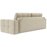 Makamii Svjetlo smeđa sklopiva sofa od bouclé tkanine 255 cm Milu – | shoptok.hr