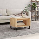 vidaXL Klubska mizica sonoma hrast 60x50x40 cm inženirski les | Shoptok.si