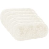  Presvlaka za jastuk 6 pcs HEERLEN Bijela Ø 15 x 40 cm PV flis | shoptok.hr
