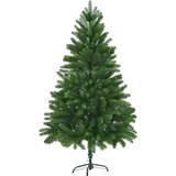 vidaXL Božično drevo med 300 LED z stojalom Zelena 180 cm PE | Shoptok.si