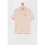 Lacoste Pamučna polo majica boja: ružičasta, jednobojni model