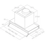 vgradna kuhinjska napa Boxin LX/BL MAT/A/60
