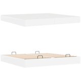  Okvir za krevet Čista bijela 200 x 200 cm Umjetna koža | shoptok.hr