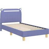  Krevet za djecu s uzglavljem Traper plava 80 x 160 cm tkanina | shoptok.hr