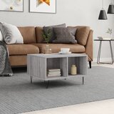 vidaXL Klubska mizica siva sonoma 60x50x36,5 cm inženirski les Cene