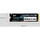 Silicon Power SSD M.2 NVMe A60 Gen 3 256GB, 2100MB/s/1200MB/s SP256GBP34A60M28 | ePonuda.com