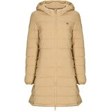 Guess Puhovke NEW ALETA LONG PUFFER JACKET Bež | Shoptok.si