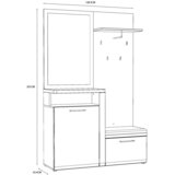 Hom`in PREDSOBA bela, hrast artisan | Shoptok.si