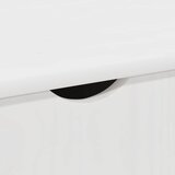  Mobilni ormar Bijelo 100 x 39 x 65,5 cm Čvrsto borovo drvo | Eponuda.ba