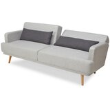 Livetastic 3-SED, svetlo siva tekstil | Shoptok.si