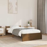  Okvir za krevet od masivnog drva boja meda 75x190 cm mali | Eponuda.com