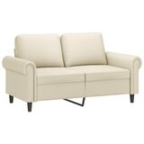  3-dijelni set sofa s jastucima krem od umjetne kože | shoptok.hr
