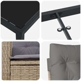  Set Vrtne Blagovaonice od 9 dijelova s jastučićima bež poli ratana | shoptok.hr