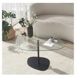 Hanah home sto za dnevnu sobu soho transparent black | ePonuda.com