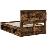  Konstrukcija postelje z vzglavjem Dimljeni oreh 135 x 190 cm, (5000103677) | Shoptok.si