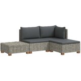 4 4 kom. Ratan set za opuštanje s jastučićima GENDT Kubu siva | shoptok.hr