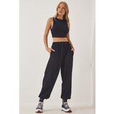  Women's Black Wide Jogging Sweatpants | Shoptok.si