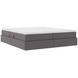  Krevet s madracem i skladištem Siva 200 x 200 cm Lažna koža | shoptok.hr
