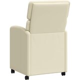  Blagovačke stolice s kotačima 2 pcs Krema 58 x 65 x 98 cm | shoptok.hr