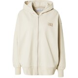 Calvin Klein Jeans SWEATSHIRT WITH ZIP WOMAN BEIGE Cijene