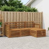  Set vanjskih sofa 4 kom. Prirodna | shoptok.hr