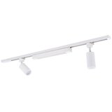  LED spot svetiljka u šinskom sistemu TRACER 2xGU10/10W/230V + LED/20W 1 m bela | Eponuda.com