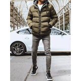 DStreet Kurtka męska zimowa pikowana zielona | Shoptok.si