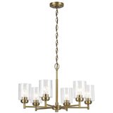 Kichler KL-WINSLOW6-NBR - Luster na lancu WINSLOW 6xE27/60W/230V mesing | Eponuda.com