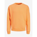 Jack & Jones Orange Mens Basic Sweatshirt Star - Men Cene