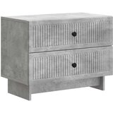  Noćni ormar Betonska siva 62 x 34,5 x 47,5 cm Konstruirano drvo | shoptok.hr