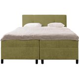 MID.YOU POSTELJA Z VZMETNICO 180 cm x 200 cm , les, tekstil zelena | Shoptok.si