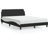 vidaXL Krevet s madracem crno-bijeli 140 x 190 cm od umjetne kože | shoptok.hr