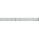 Ograda od žičane mreže s prirubnicom zelena 2,2x25 m | shoptok.hr