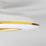  Brilagi - LED prigušiva svetiljka sa ventilatorom AURA LED/38W/230V zlatna + daljinski upravljač | Eponuda.com