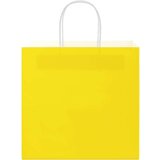  Papirnate vrećice 250 kom s ručkama žute 21x11x36 cm | shoptok.hr